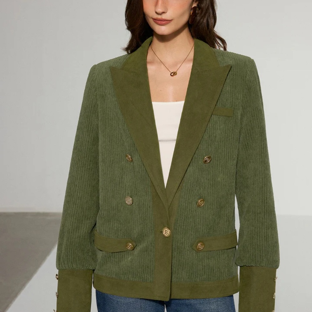 Commense Olive Green Women's Blazer NWT